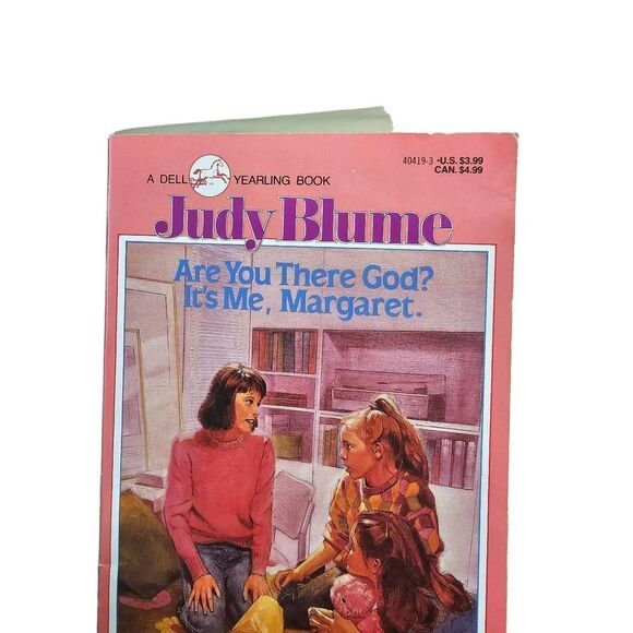 Judy Blume 1986 Vintage Are You There God Its Me Margaret Paperback Dell Yearlin - Picture 3 of 9